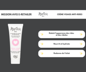 crème visage anti-rides Marilou Bio