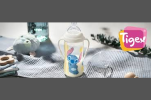 biberon tétine plate Stitch de Tigex