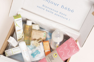 coffret de produits bébé Le Livre Bleu