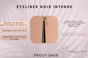 eyeliner encrier noir de Peggy Sage