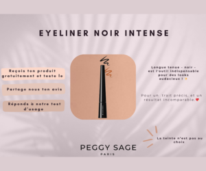 eyeliner encrier noir de Peggy Sage