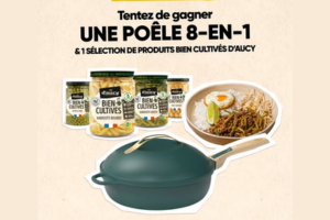 poêle 8-en-1 et une sélection de produits