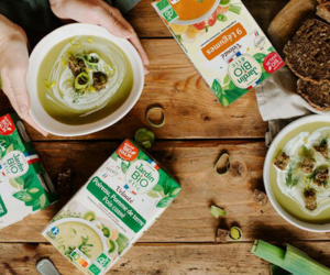 velouté poireau pomme de terre et pois cassé Jardin Bio étic