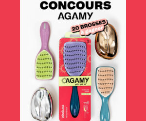 Agamy brosse à cheveux