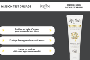 crème de jour à l’huile d’argan de Marilou Bio