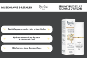 sérum yeux à 'huile d'argan de Marilou Bio